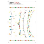 꾸밈인스스티커 알록달록전구 A1027