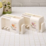 한솔 코스모스 벽걸이 칫솔 걸이 소 칫솔꽂이 칫솔거치대 칫솔홀더 칫솔건조대 칫솔꽃이