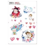 꾸밈인스 꾸밈인스스티커 러블리걸즈 A0015