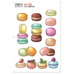 꾸밈인스 꾸밈인스스티커 달콤마카롱 A1126