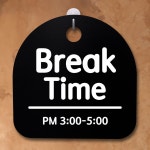 표지판 팻말 사무실 안내문 BREAK TIME 02