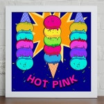 꾸밈 iw307-컬러풀팝아트 푸드 인테리어액자