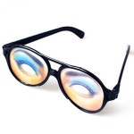 스투피드 웃긴 눈안경 남자