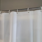 무지 방수 비닐 샤워커튼 80x180