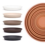 아침향기 베이직 원형 화분받침 받침대 1호 베이직 화분받침 1개