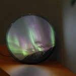 꾸밈 nr 액자25R 밤하늘의선물오로라 472-LED