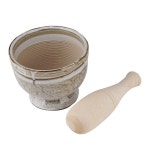 도자기 절구-대 윗지름 약16 높이13cm