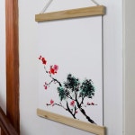 꾸밈 ce005-우드스크롤 40CmX60Cm-동양화