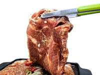 뼈 없는 수제 양념 돼지왕구이 4kg 10대 돼지갈비 아이스박스
