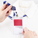 명찰목걸이줄 릴홀더 한쪽 2391