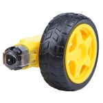 4개 DC 전기 모터 3-6V 듀얼 샤프 호환트 기어드 TT 마그네틱 엔진 스마트 자동차 로봇 타이어 휠