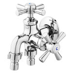 대림바스 대림바스 일반 수도꼭지 커플링 가로꼭지 수채용 세탁기 베란다 욕실 수전 2구 커플링 1개 DL-G4547