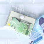 투명 비닐 파우치 소형 똑딱이 가방 필수 아이템 PVC 수납 WFJ4VMY