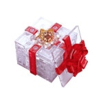 크리스탈 3D 입체 퍼즐 선물상자 적색 redbox