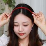 솔리드 이빨 머리띠 헤어밴드