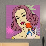 ct586-뷰티메이크업팝아트 미용실 뷰티샵 액자