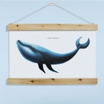 꾸밈 ih989-우드스크롤 60CmX40Cm-고래한마리