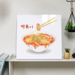 꾸밈 cl542-폼아크릴액자38CmX38Cm 분식메뉴