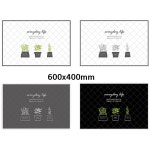 좁은 주방 센스 인테리어 글라스 아트보드 유리액자 세련 키친데코 트렌디 1개