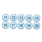 아이넘버 파랑11-20 1311 지름35 10개입