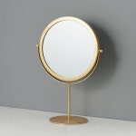 메이크업 탁상 거울 콘센트 스탠드 거울 블랙-A형