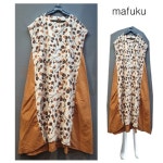 마후쿠 마혼방 롱원피스ab6107 빅 에서105 머스타드 FREE77