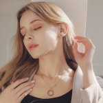 제이로렌 삼각 토파즈 귀걸이 0M03455