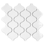 유광 모자이크 타일 벽 주방 화장실 욕실 랜턴 타일 G78-LT-WHITE