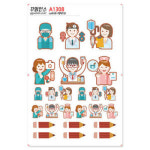 꾸밈인스 꾸밈인스스티커 캐릭터1 A1308