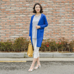 조이마담 썸머 롱 가디건 50대엄마옷 중년여성의류 J2365
