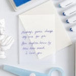 반투명 점착식 메모지 5cmX7