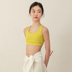 요가피기 스포츠 브라탑 웜올리브 키즈 어린이 운동 필라테스 요가복 YP60221