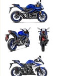 아크라포빅 아크라포빅 아크라포빅 야마하 25 머플러 슬립온 카본 YZF-R3 15 S-Y3SO5-HAPC