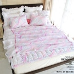 위드인하우스 오로라 싱글 홑이불베개커버세트 투명리플면