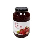 초록원 딸기잼 1kg 병 쨈 strawberry jam