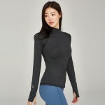 제인코트 하이넥 티셔츠 UNA3403