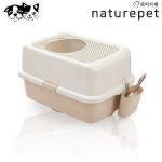 네이처펫 탐나는 고양이 화장실 탑도어 화이트라떼