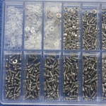 1000pcs 나사세트 피스 너트 핀셋 안경 시계 핸드폰 WFFKQZC