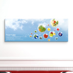 꾸밈 cw443-건강한푸드 대형노프레임