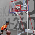 이동식 농구골대 학교 체육 초등 학생 농구대 mm H2600