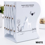 유아 간이 책정리대 길이조절 철재 자바라책꽂이 기린