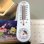 P1 무전원 아날로그 벽걸이 온습도계