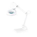 블루텍 블루텍 조명확대경 스탠드형 8배율 미세작업 BD-B8