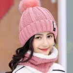 따스온 털기모 넥워머 방한 방울 털모자 겨울모자