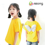 에이봉 에이봉 유아 아동 엔젤 천사 날개 티셔츠 키즈 반팔티 아동복 유아옷 초등학생옷 어린이집등원룩