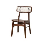 가구산책 원목 우드방석 라탄 의자 H4095