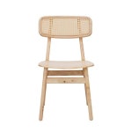 가구산책 원목 우드방석 라탄 의자 H4095