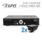이지피스 HD-SDI 실외 적외선카메라 실외용 3개 210만화소 FULLHD CCTV 자가설치용 설치부자재모두포함발송 EHR-F400EXB