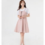 여성 여자 원피스 드레스 하객 데일리 뷔스띠에 롱 미디 원피스