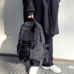 실용적인 포켓 스타일링 버클 빅 백팩